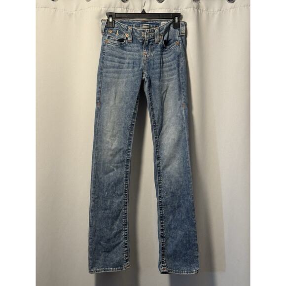 True Religion Women's Jeans - Buddha "Billie" Straight Leg, Size 25 - Picture 1 of 10